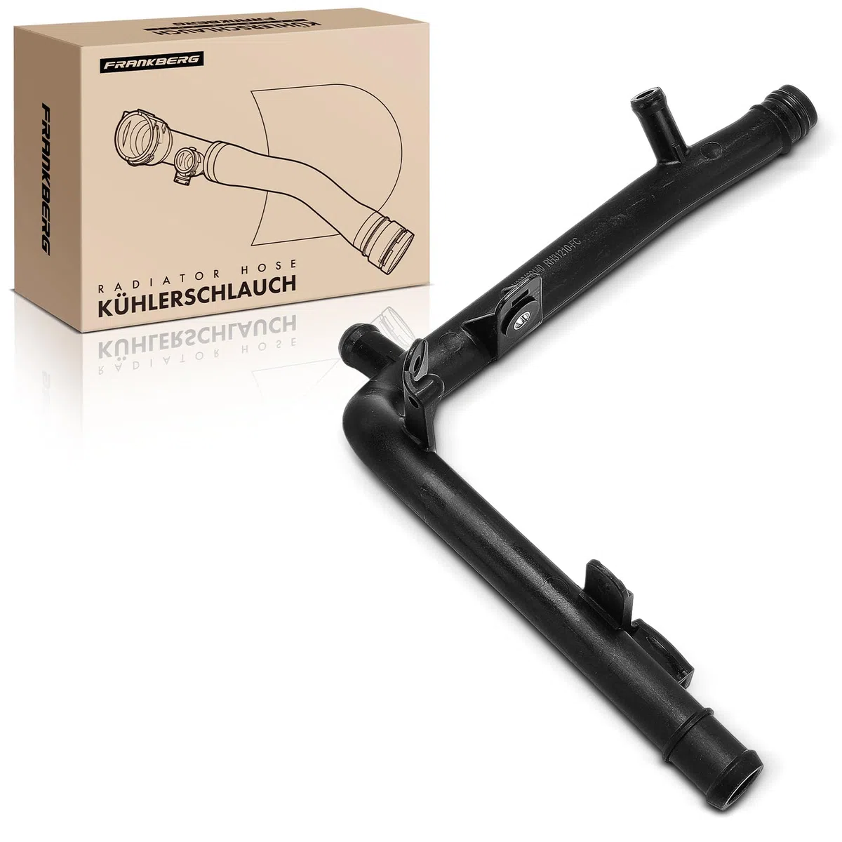 Frankberg Tubo del radiatore Tubo dell'acqua di raffreddamento Compatibile con A3 8P1 A3 Cabriolet 8P7 A3 Sportback 8PA Altea 5P1 Altea XL 5P5 5P8 Cordoba 6L2 Ibiza III 6L1 Replace# 03G121065AC