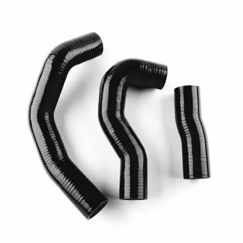 Kit intercooler turbo boost in silicone per Mitsubishi L200 Pajero 2.5 TD 2001 2002 2003 2004 2005 2006 2007 (Black)