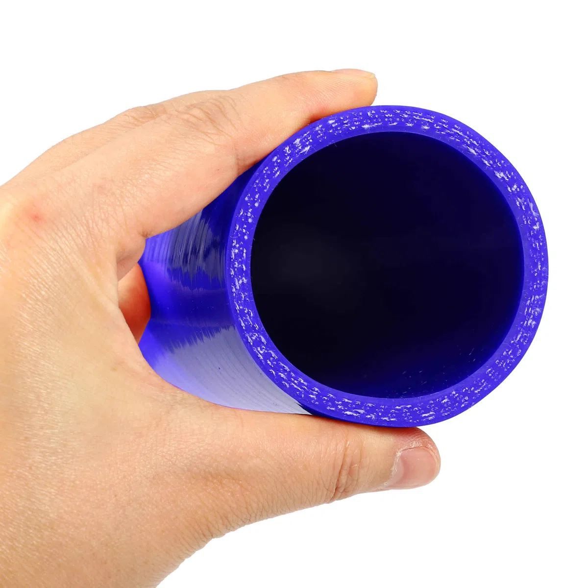 A ABSOPRO Universale 54mm 2.13" Accoppiatore Auto ID 90 Gradi Silicone Tubo Flessibile Blu