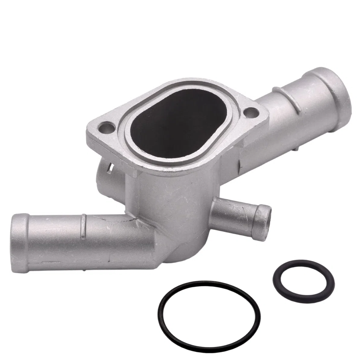 Nuova lega di alluminio radiatore termostato alloggiamento tubo refrigerante flangia per VW T5 per Jetta per Bora POLO Golf Maggiolino Skoda Fabia octavia A3 Seat LEON IBIZA CORDOBA 06A121132