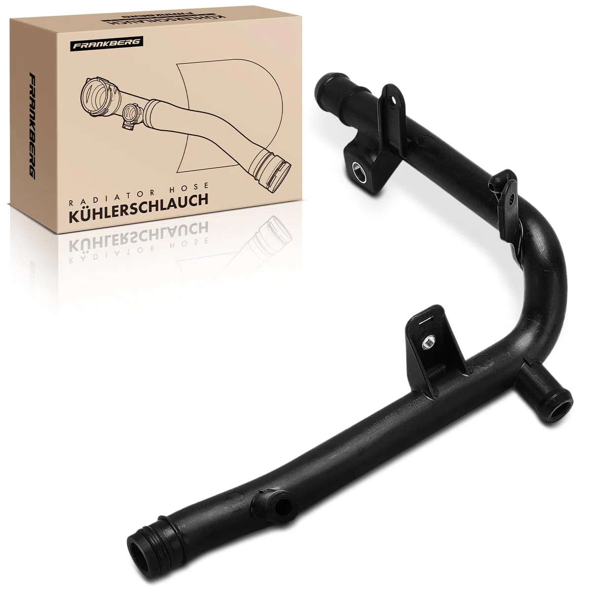 Frankberg Tubo del radiatore Tubo dell'acqua di raffreddamento Compatibile con A3 8P1 A3 Cabriolet 8P7 A3 Sportback 8PA Altea 5P1 Altea XL 5P5 5P8 Cordoba 6L2 Ibiza III 6L1 Replace# 03G121065AC