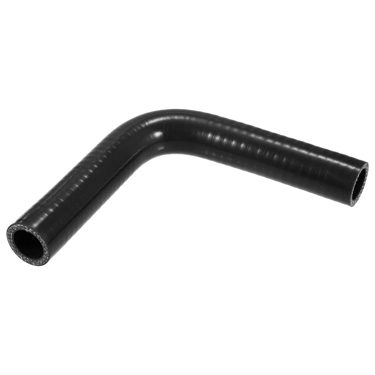 A ABSOPRO Universale 25mm 0.98" Accoppiatore Auto ID 90 Gradi Silicone Tubo Flessibile Nero