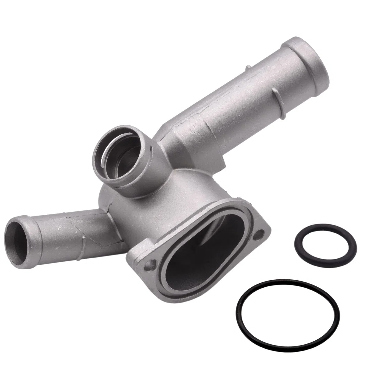Nuova lega di alluminio radiatore termostato alloggiamento tubo refrigerante flangia per VW T5 per Jetta per Bora POLO Golf Maggiolino Skoda Fabia octavia A3 Seat LEON IBIZA CORDOBA 06A121132
